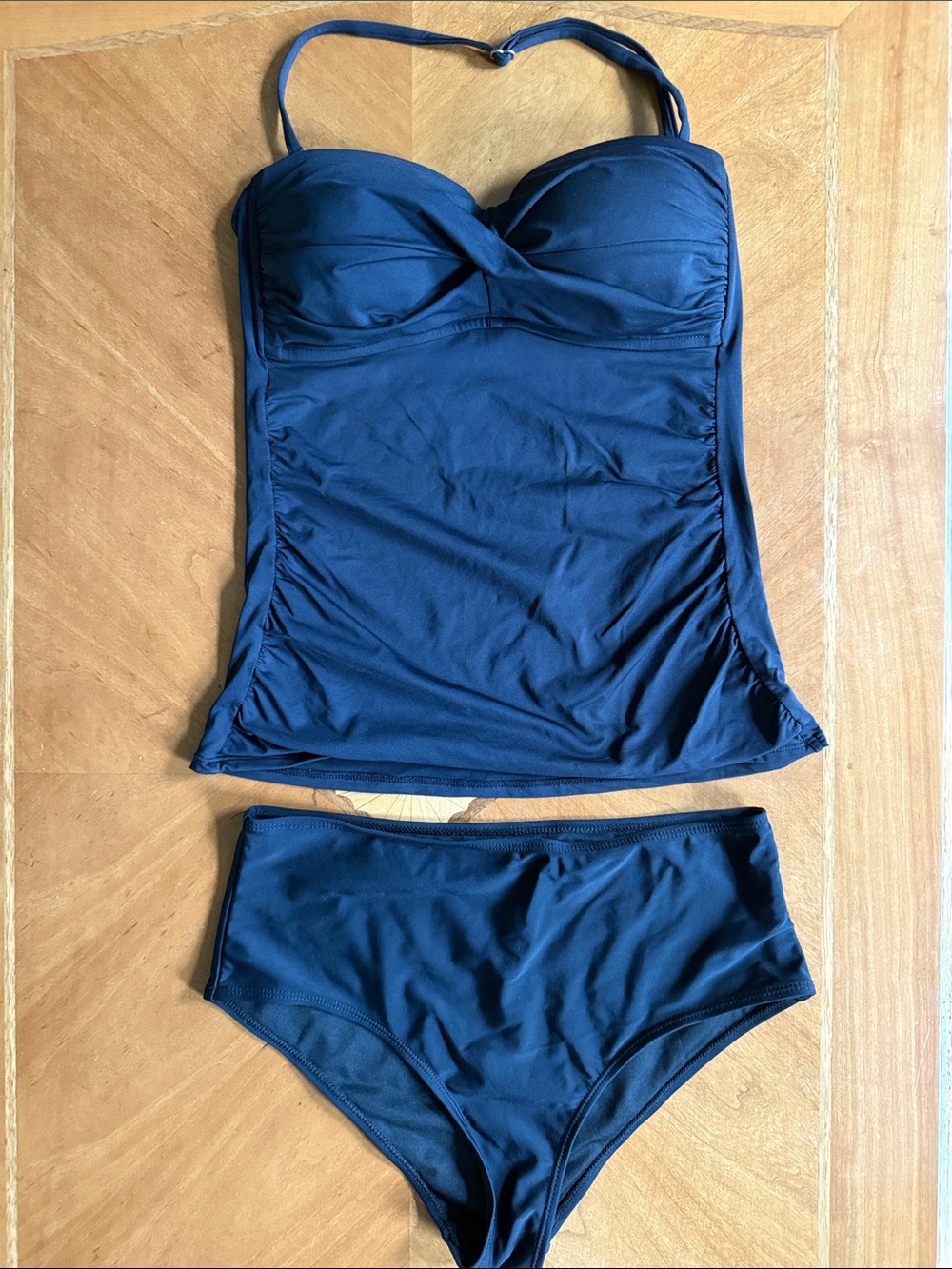 Ann Cole Black Tankini Medium